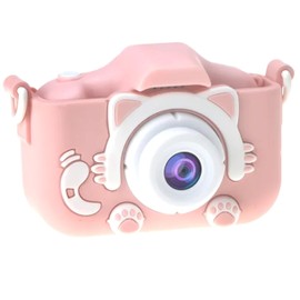 Kids' Digital Camera 48MP with HD Video Recording Games and MP3 Music, Fun Toy Camera for Children Under 13 Years Old, Birthday Christmas for Boys and Girls (Pink)