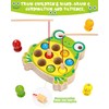 Kureny Montessori Wooden Toy, Magnetic Fishing Game from 2 Years