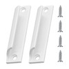 Kioiner 2 Pcs Sliding Door Handles, Aluminum Alloy Curved Handle