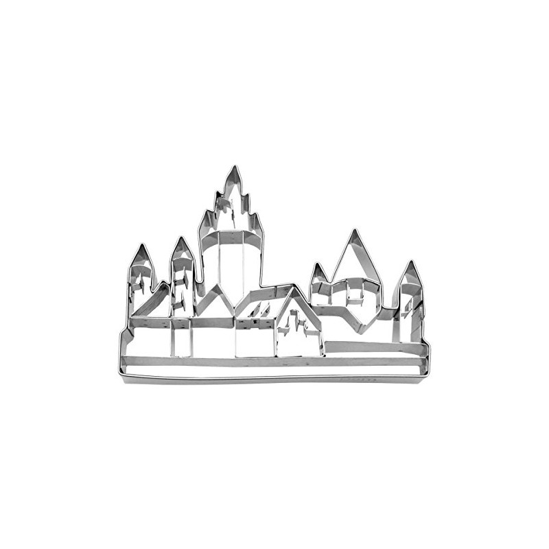 Staedter Mainz Cathedral Shape Cookie Cutter, Stainless Steel, Silver, 10.5