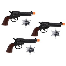UMKY set of 3 cowboy guns with badge