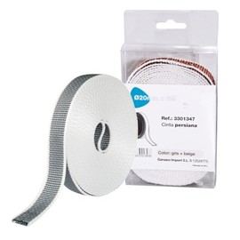 6m 20mm Grey Brown Reversible Roller Shutter Tape