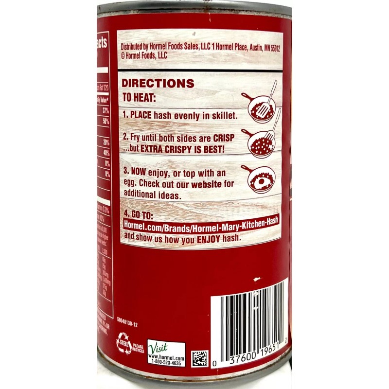 Hormel Mary Kitchen Corned Beef Hash Homestyle 25 oz ~4/2027
