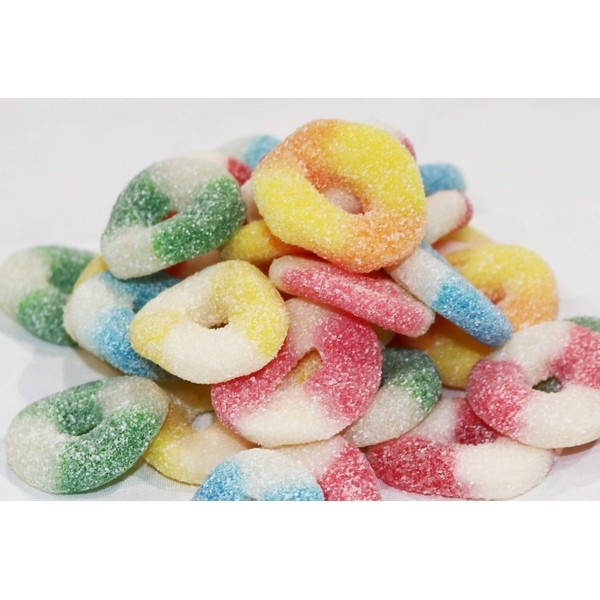 Smarty Stop Mini Sour Gummy Rings Candy ~ GummiRoos Rings