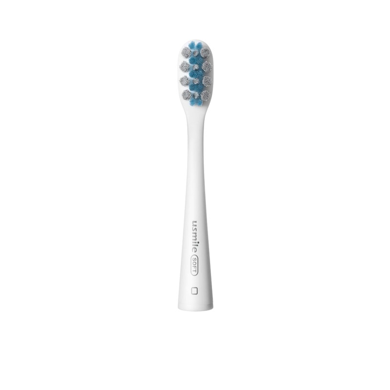 usmile PRO03WHEC Soft Clean Replacement Brush (White) 4 Pieces