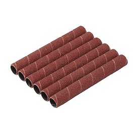 Draper 08364 Aluminium Oxide Sanding Sleeves, 12.7 x 115mm, 80 Grit (Pack of 6)