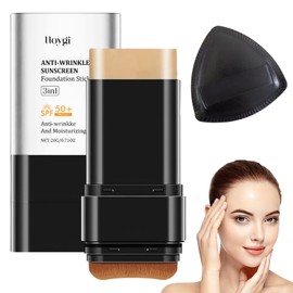 Essence Foundation Stick 2-in-1 Multi-purpose Moisturising Foundation Stick Fashionable Double Head Design Long-Lasting Natural Waterproof Moisturising Natural Colour