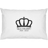 2 x 'Queen Elizabeth II Crown' Cotton Pillow Cases (PW00024517)