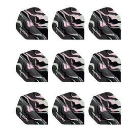 RED DRAGON Paradym Hardcore Premium Standard Extra Thick - 100 Micron - Dart Flights 3 Sets Per Pack (9 Dart Flights in total) – Professional Darts Accessories