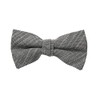 Chef Works Unisex Crosshatch Bow Tie, Black Steel Grey, One