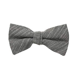 Chef Works Unisex Crosshatch Bow Tie, Black Steel Grey, One Size