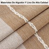 7CDXD Manteles para Mesa Rectangular,Mantel Rectangular,Mantel de Lino Tela rústica
