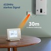 Beok Smart Thermostat for Gas Boiler, RF and WiFi Controlled