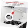 Operitacx Stainless Steel Outdoor Dryer Vent Cover Wall Mount Soffit