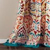 Lush Decor Clara Curtains Paisley Damask Print Bohemian Style Light