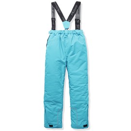 PHIBEE Pantalones de esquí para niña, Impermeables, Cortavientos, Transpirables, de poliéster