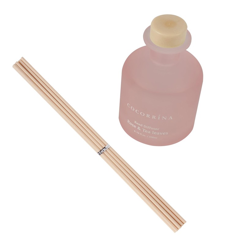 Cocorrína Reed Diffuser - Rose & Tea Leaves 6.76oz Diffuser