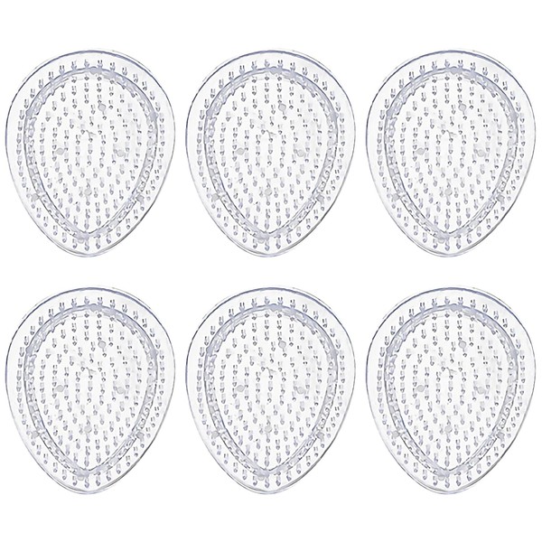 UptVin Pack of 6 Ironing Beads Plates, Transparent Pegboards, Egg