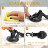 Oiieco Suction Cup Hook Camping Set, 4 Pieces Extra Strong
