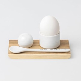 Räder Egg Cup Set "Ein Herz und eine Seoul" [German