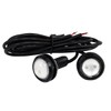 [Pack of 2] Waterproof Large LED Spotlight Red 12V 23mm