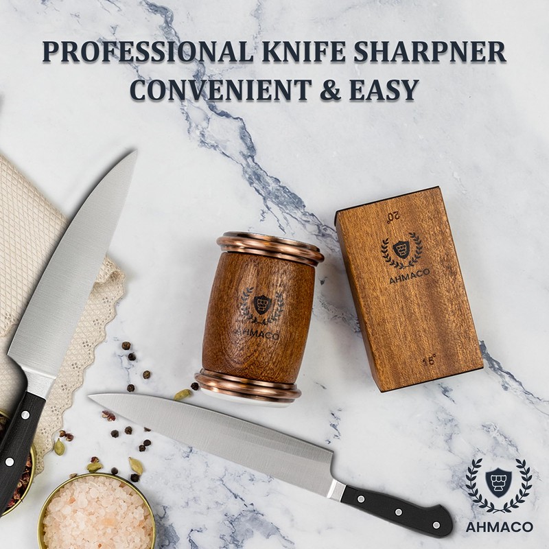 Rolling Knife Sharpener Kit – Knife Sharpening Tool with Magnetic