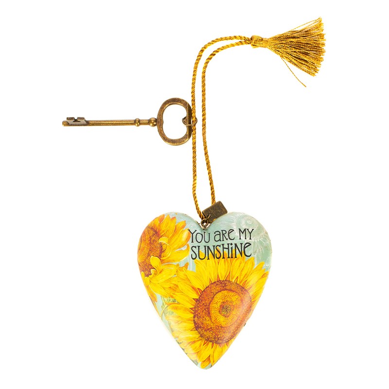 DEMDACO You are My Sunshine Sunflower Yellow 4 x 3