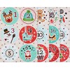Sticker "Advent Numbers" Winter Joys 4 Sheets