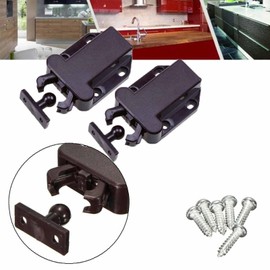 6X Touch Release Catch for Cupboard - GOODCHANCEUK Push to Open Touch Release Latch Cabinets Doors Non-Magnetic Touch Latches for Drawer