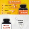 Turmeric Cúrcuma + Piperina + Boswelia + Jengibre 60 Cáps