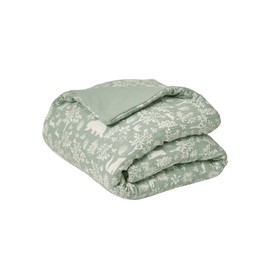 VERTBAUDET Sage Green Forest Floor Mat 100 x 100 cm