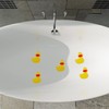Relaxdays Children's Bath Stickers, Set of 5, Animal Design Duck
