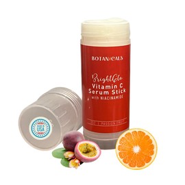 Botanicals BrightGlo Vitamin C Serum Stick with Niacinamide, 2oz, Natural Skin Brightening and Fine Line Treatment - Made in the USA