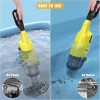 Marcytop EFURDEN Pool Vacuum for Above Ground Pool, Cordless Handheld