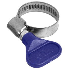 Safety-3 Stainless Steel Hand Tightening Hose Band for Outer Diameter 0.6 - 1.0 inches (16 - 25 mm)