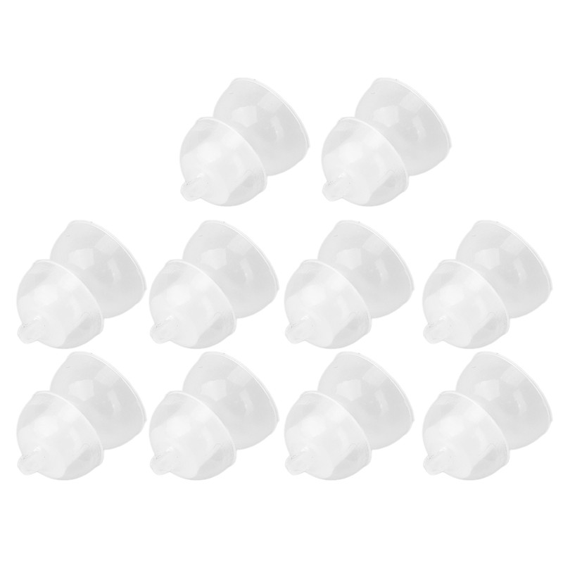 10Pcs Silicone Eartips Double Layer Washable Design Antistatic Detachable Earbud