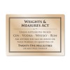 Essential Bar Licensing Pack - Gold Signs (5 Pcs, 25ml)