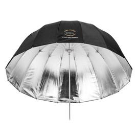 Glow Easy Lock Medium Deep Silver Fiberglass Umbrella (33")