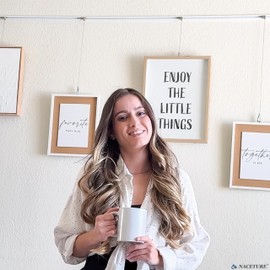 Picture Rail Hanging System- Innovative Art Hanging Rail System Including 4 Pcs 24" Picture Rails, 4 Pcs 2M Picture Rail Hooks & Installation Hardware- Elegant Picture Hanging Kit for Gallery