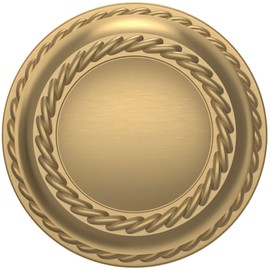 Baldwin 5064.IDM 5064 Non-Turning One-Sided Dummy Door Knob with 5004 Rose from The Estate Collection - Venetian Bronze