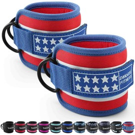 Tobillo Correa para máquinas de Cable por dmoose Fitness – Fuerte, doble D-Ring, Comfort Fit neopreno ajustable – PREMIUM tobillo Puños de para mejorar ABS, GLUTE & Leg entrenamientos – para Hombres y Mujeres