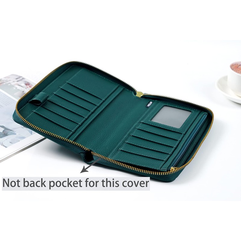 Moterm Zip Leather Cover for Weeks - Suitable for Hobonichi