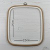 Nurge Embroidery Flexi Hoop Square Cross Stitch Display Sand #3