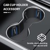 6PCS Car Cup Holder Insert with Strong Adhesive,Holds Drinks Securely