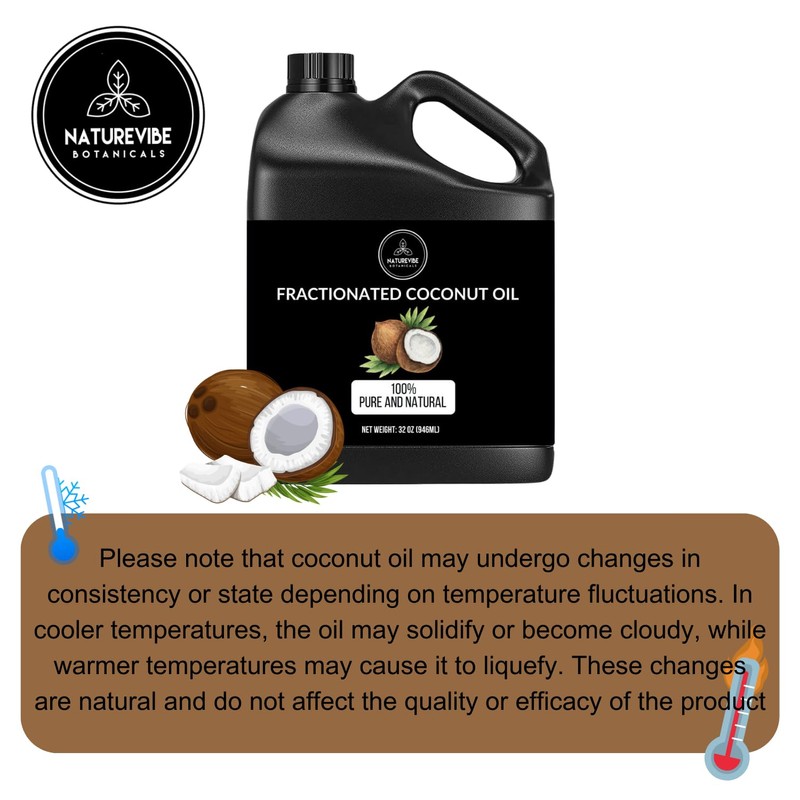 Naturevibe Botanicals Naturevibe Botanicals Pumpkin Seed Oil 32oz and Fractionated