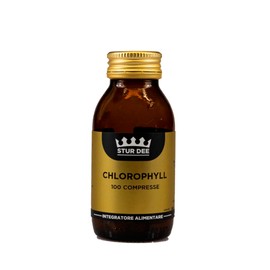 Stur Dee - Chlorophyll, 100 Compresse, per ferite a lunga guarigione, Integratore Alimentare