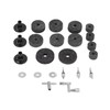 23Pcs Cymbal Felts Sets Stent Tube Clutch Wing Nuts Washer