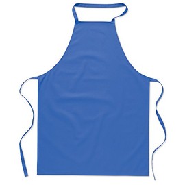 eBuyGB Pack of 1 Catering Cooking Plain Chef's Unisex Kitchen Apron, Cotton, Light Blue