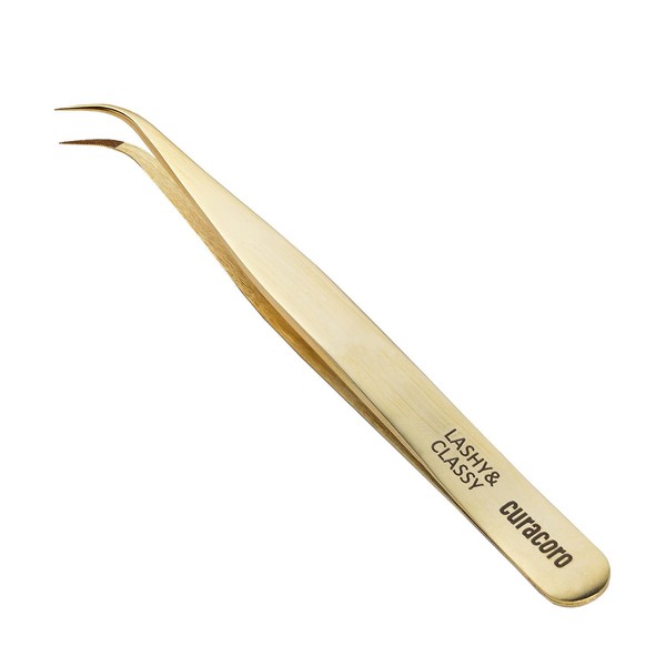Curacoro Lash Tweezer - Professional & Precision Fiber Tip Grip