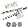 Potato Ricer, Ricer for Mashed Potatoes, 3 Interchangeable Discs Potato